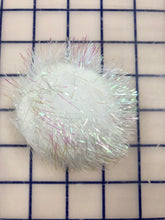 Applique - Iridescent White Pom Poms